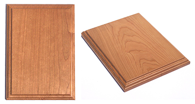 BF Woods Plaque Roman Edge 10.5X13 Cherry